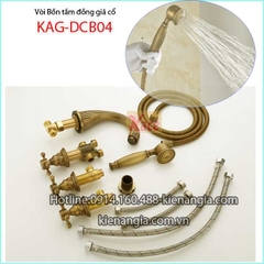 Vòi sen bồn tắm đồng giả cổ KAG-DCB04