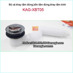 Xả bồn tắm đứngbộ xả khay tắm kính KAG-XBT05