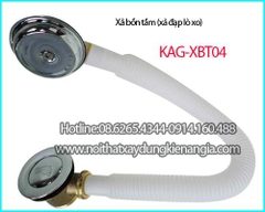 Xả bồn tắm nằmxả đạp lò xo bồn tắm dài KAG-XBT04