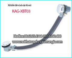 Xả vặn bồn tắm nằmxả bồn tắm dài lò xo KAG-XBT03