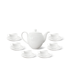 Bộ trà 0.5 L Camellia - Trắng