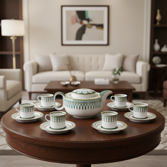 Bộ trà 0.38 L - Gastroline - Đồng Tâm Xanh Lá