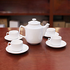 Bộ trà 0.7L - Jasmine - Trắng
