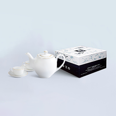 Bộ trà 0.5 L - Camellia - Viền Chỉ Vàng
