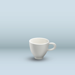 Tách espresso 0.15 L - Daisy Lys - Trắng ngà