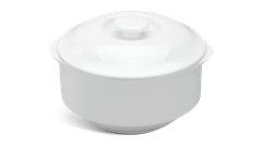 Thố cá nhân 9.7 cm + nắp - Jasmine - Trắng