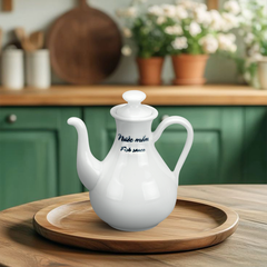 Bình nước tương + nắp - Jasmine Lys - Chữ Nước Mắm