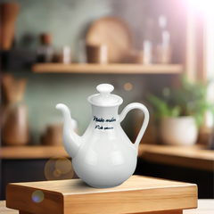 Bình nước tương + nắp - Jasmine Lys - Chữ Nước Mắm