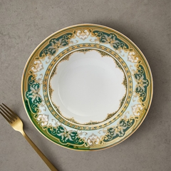 Dĩa tròn 31cm - Hoàng Cung - Sen Ngọc Bích