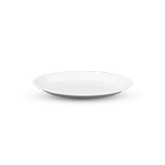 Dĩa Oval ảo 21cm - Daisy - Trắng