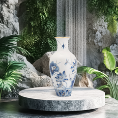 Bình hoa 30 cm - Sen Vàng