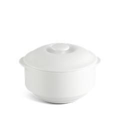 Thố 18 cm + nắp - Jasmine - Trắng Ngà