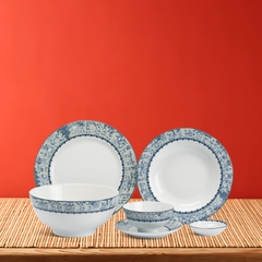 Bộ đồ ăn 10 người 36sp - JAS - Vinh quy nhạt