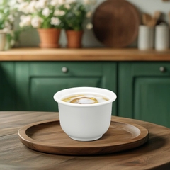 Thố 0.52L + nắp Daisy Lys - Trắng Ngà