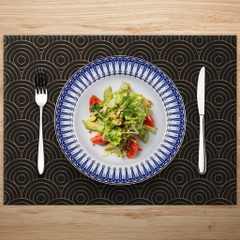 Dĩa tròn 23cm - Gastroline - Đồng Tâm Xanh Dương