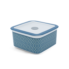 Hộp dưỡng sinh vuông đựng thực phẩm 15 cm + nắp - Indigo (LTA)
