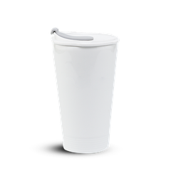Ly sứ dưỡng sinh 0.48L (K1) + Nắp ống hút Trắng