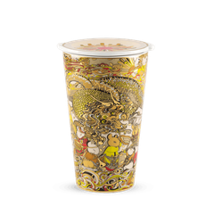 Ly sứ dưỡng sinh 0.48 L (K1) + nắp Lễ Hội Chuột