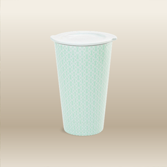 Ly sứ dưỡng sinh 0.48L (K1) + nắp Dưỡng sinh Tiny 1 (LTH)