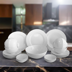 Bộ đồ ăn 22 sản phẩm - Jasmine IFP - Trắng Ngà