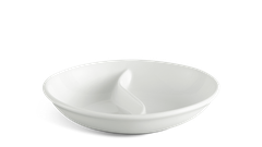 Chén chấm 2 ngăn 10.5 cm Jasmine Lys Trắng Ngà