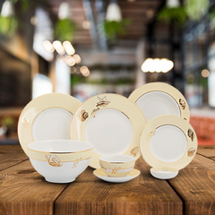 Bộ đồ ăn 6 người 25 sản phẩm - Camellia - Hương Biển Kem