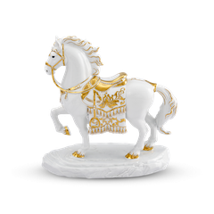 Tượng Bảo Mã 23.9 cm - Tượng - Trắng