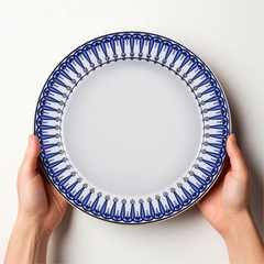 Dĩa tròn 19cm - Gastroline - Đồng Tâm Xanh Dương