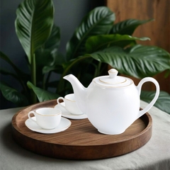Bộ trà 0.65 L - Camellia - Chỉ Vàng