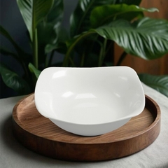 Tô vuông thấp 14 cm - Misc Assortment - Trắng Ngà