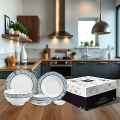 Bộ đồ ăn 10 người 36sp - JAS - Vinh quy nhạt