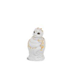 Tượng Rắn Phúc Thái 9.8 cm - Trắng