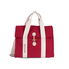 Túi vải Canvas 24 x 17.5 x 27 cm - Hồng