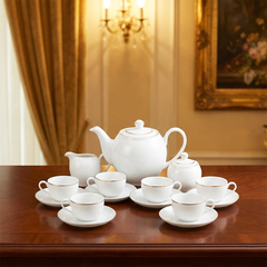 Bộ trà 1.1L - Camellia -  Viền chỉ vàng