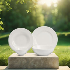 Bộ đồ ăn 9 sản phẩm - Jasmine IFP - Trắng Ngà