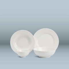 Bộ đồ ăn 9 sản phẩm - Jasmine IFP - Trắng Ngà