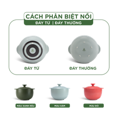 Nồi dưỡng sinh Vesta 2.0 L + nắp (CK) - Healthy Cook - Màu Xám 2