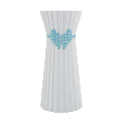 Bình hoa Thanh Tú 30 cm - Nơ Xanh Dương