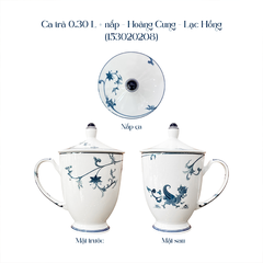 Ca trà 0.30 L + nắp - Hoàng Cung - Lạc Hồng