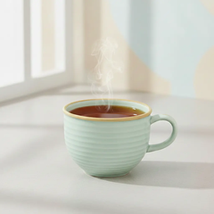 Tách 0.18L - Cordon - Men Ngọc Sương Mờ (Trang Trí Vàng)