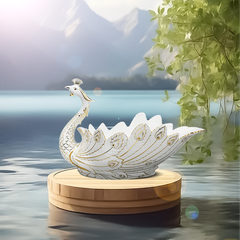 Tô trái cây Khổng Tước - Trang Trí Vàng