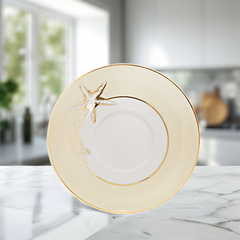 Dĩa lót chén 15.5 cm - Camellia - Hương Biển Kem