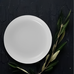 Dĩa sâu lòng 20cm - Camellia - Trắng