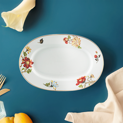 Dĩa Oval 32 cm - Camellia - Cát Tường