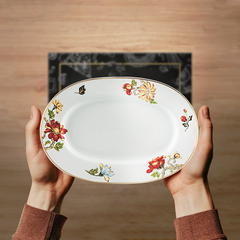 Dĩa Oval 32 cm - Camellia - Cát Tường