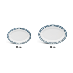 Dĩa Oval 28cm - Jasmine - Chim Lạc