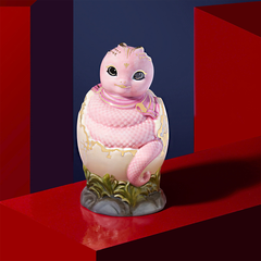 Tượng Rắn Phúc Thái 9.8 cm - Màu Hồng