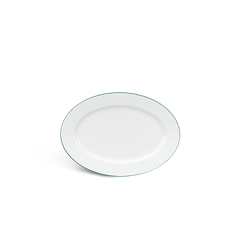 Dĩa Oval 25cm - Jasmine - Chỉ Xanh Lá