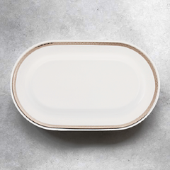Dĩa Oval 34 cm - Sago - Thiên Tuế