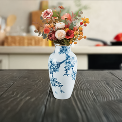 Bình hoa 27 cm - Hoa Mai cobalt CV